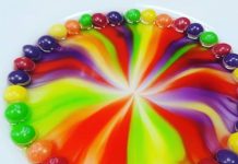 Domowe eksperymenty, czyli tęcza Skittles na talerzu