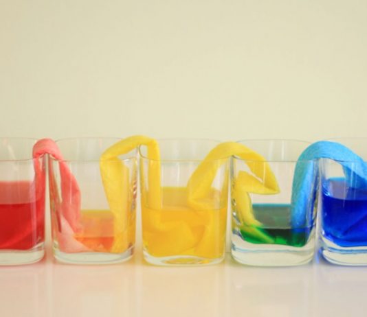 Domowe eksperymenty. Wędrująca woda!